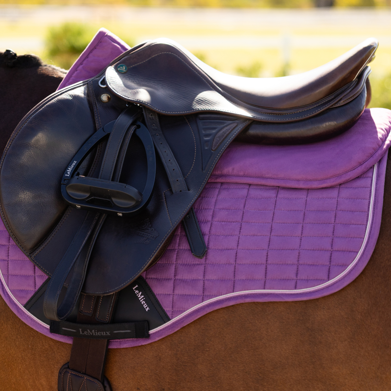 LeMieux Suede Half Pad - Mallow-2