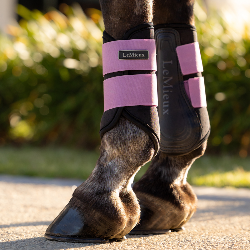 LeMieux Air-Tek Grafter Brushing Boots - Mallow-3