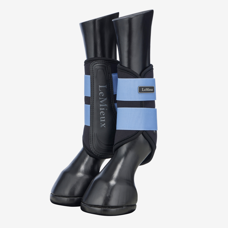 LeMieux Air-Tek Grafter Brushing Boots - Powder Blue-2