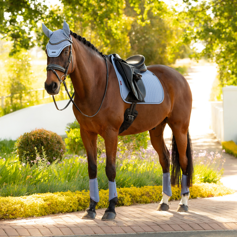 LeMieux Essence Dressage Square - Powder Blue-2