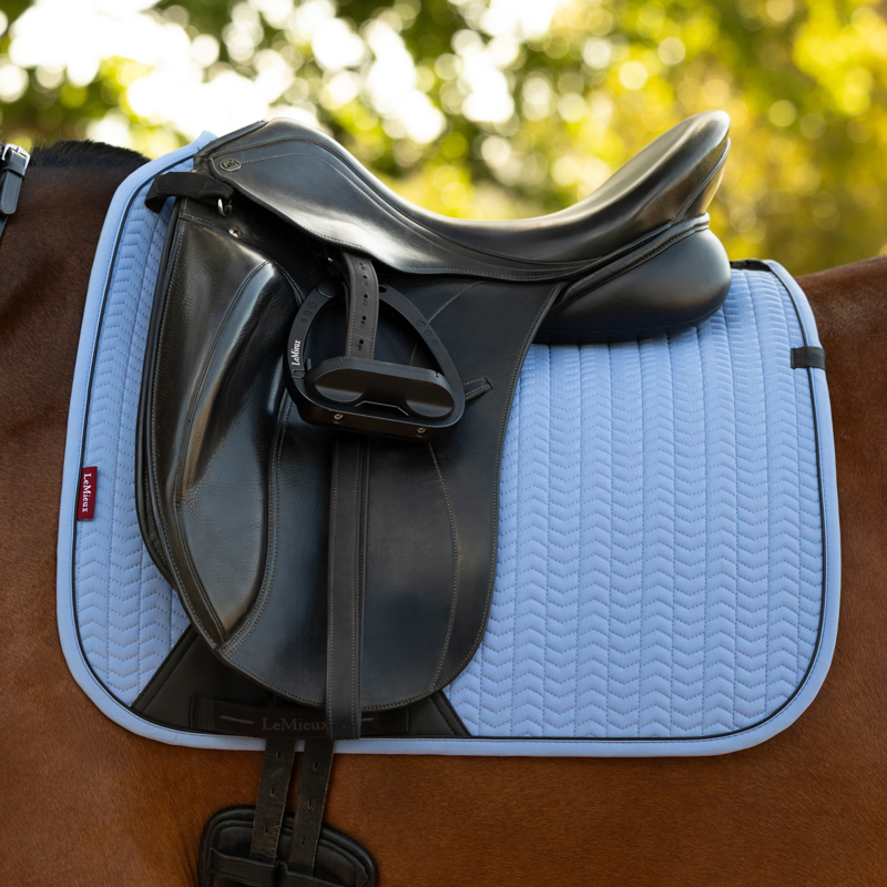 LeMieux Essence Dressage Square - Powder Blue-1