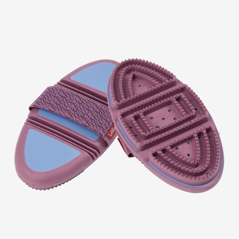 LeMieux Flexi Curry Comb - Powder Blue/Mallow