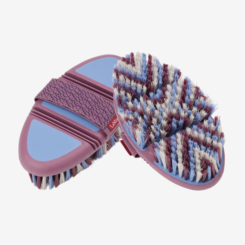 LeMieux Flexi Soft Body Brush - Powder Blue/Mallow