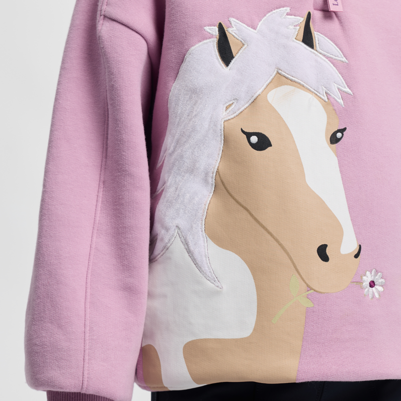 LeMieux Mini Quinn Quarter Zip Sweat - Fondant-3