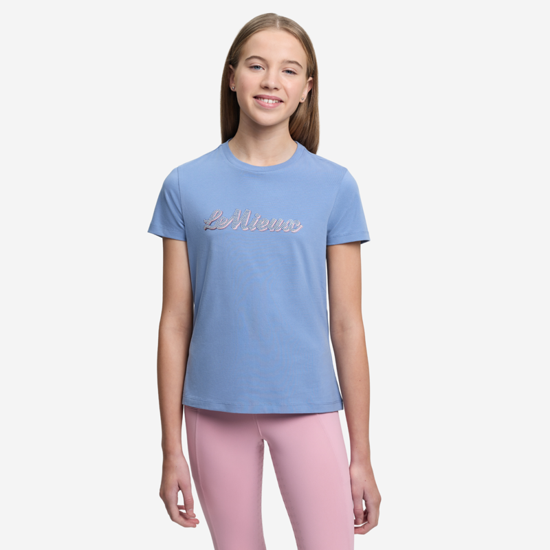 LeMieux Young Rider Arianna T-Shirt - Powder Blue-1