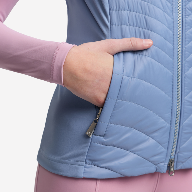LeMieux Young Rider Josephine Gilet - Powder Blue-4