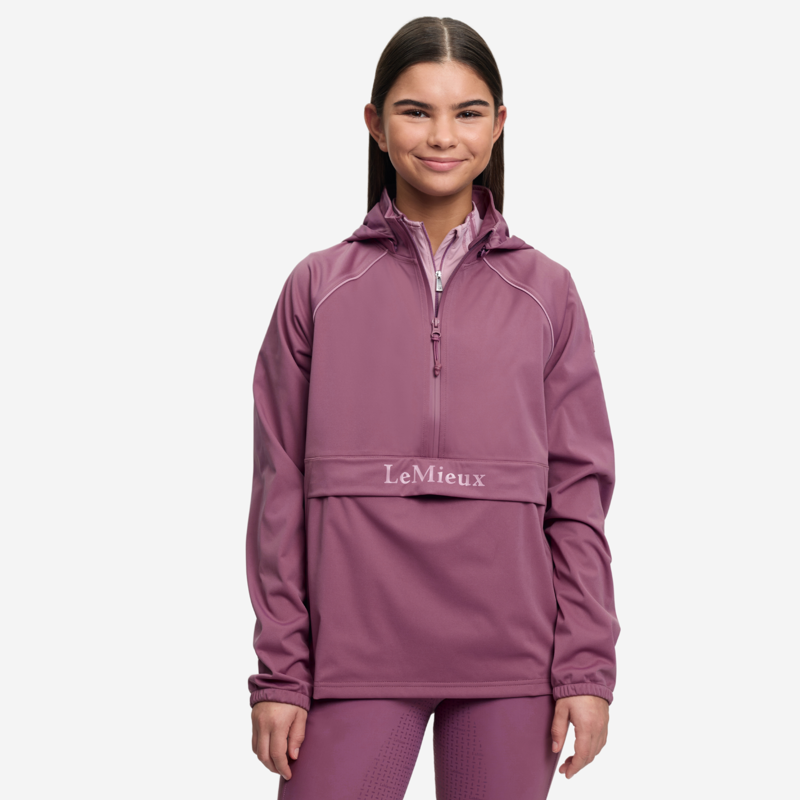 LeMieux Young Rider Paige Quarter Zip Waterproof Jacket - Mallow-1