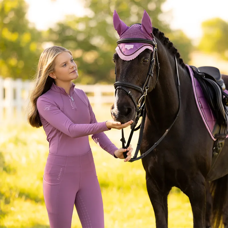 LeMieux Young Rider Classique Base Layer - Mallow-5