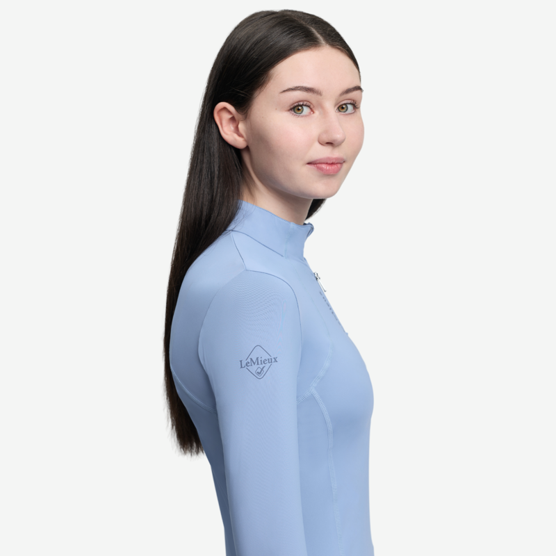 LeMieux Young Rider Classique Base Layer - Powder Blue-4