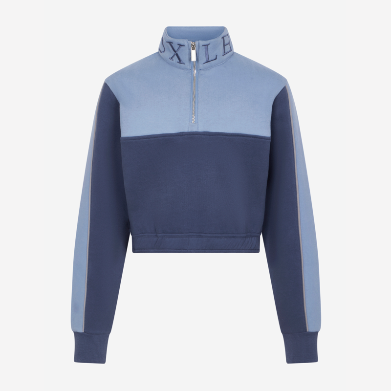 LeMieux Young Rider Cropped Kate Quarter Zip - Shadow