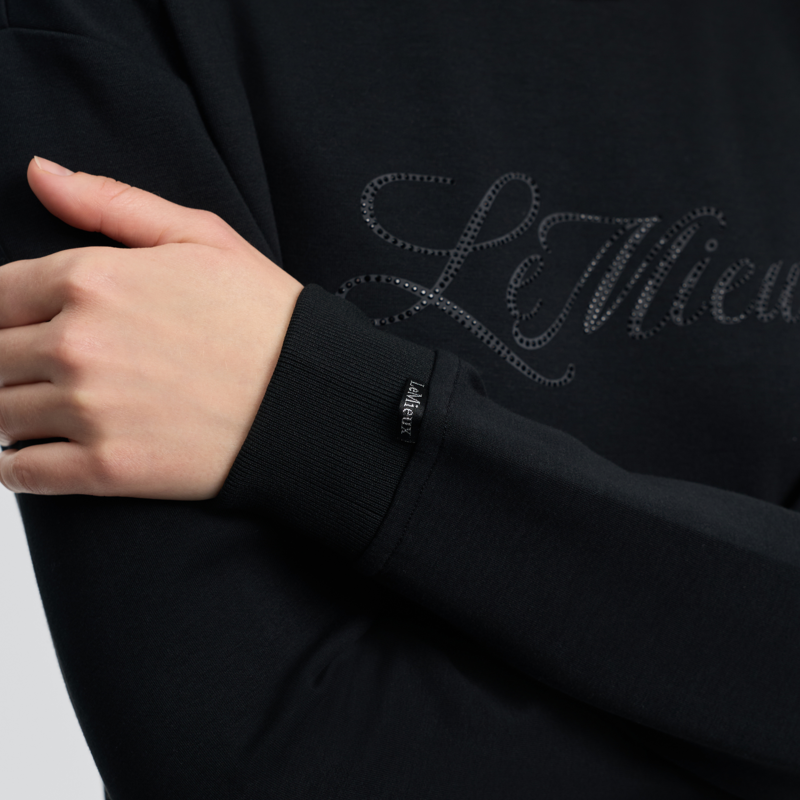 LeMieux Ladies Christina Crew Sweat - Black-4
