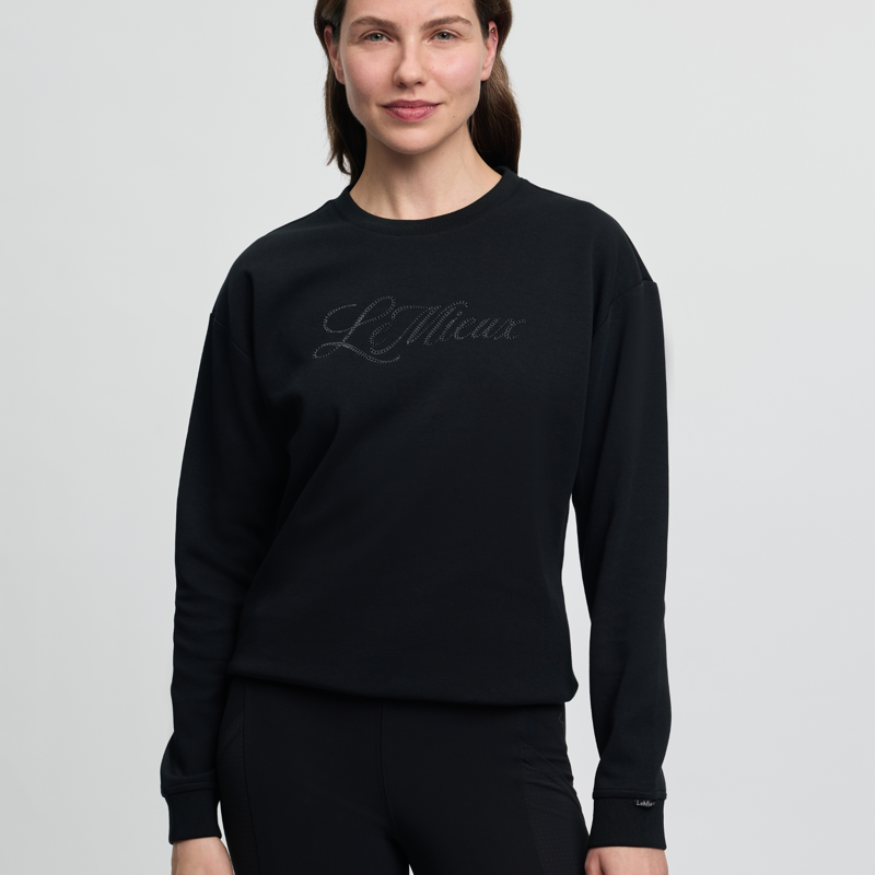LeMieux Ladies Christina Crew Sweat - Black-1