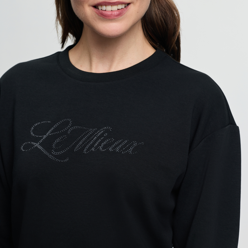 LeMieux Ladies Christina Crew Sweat - Black-3