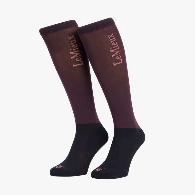 LeMieux Competition Socks - Damson