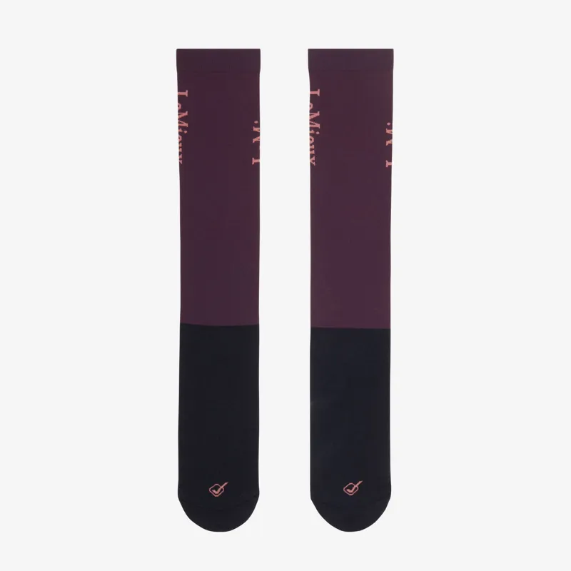 LeMieux Competition Socks - Damson-1