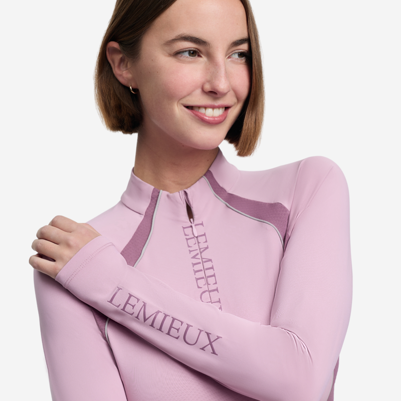 LeMieux Ladies Philippa Mesh Base Layer - Fondant-3