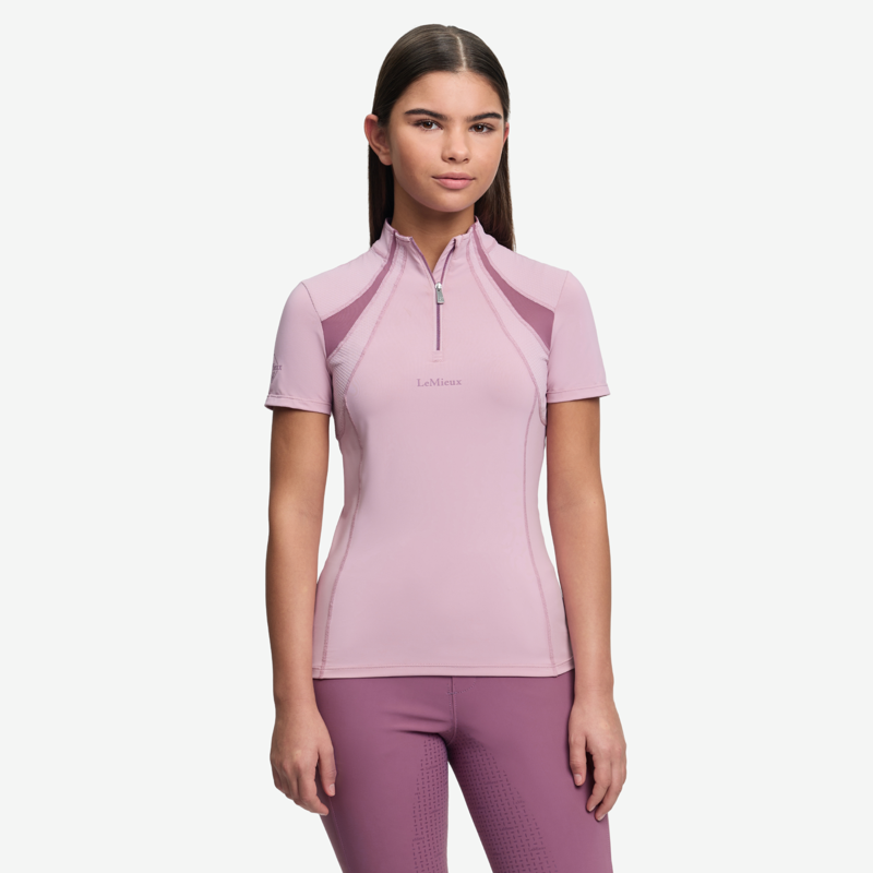 LeMieux Young Rider Mia Mesh Base Layer - Fondant-1
