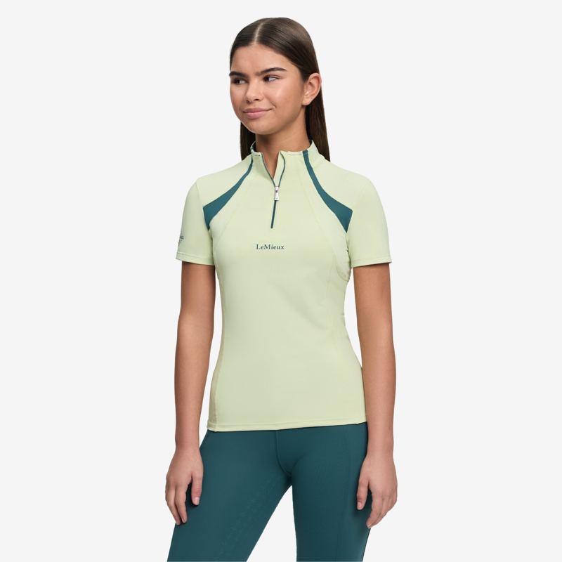 LeMieux Young Rider Mia Mesh Base Layer - Macaron-1