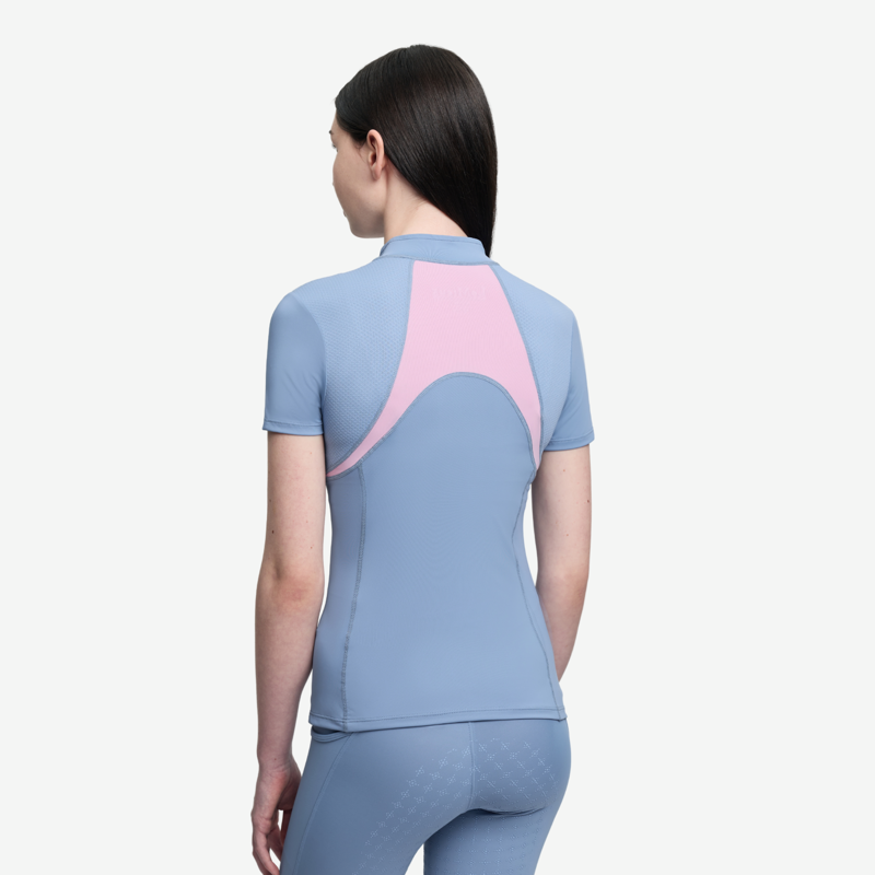 LeMieux Young Rider Mia Mesh Base Layer - Powder Blue-2