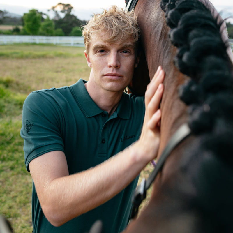 LeMieux Mens Classique Polo Shirt - Jungle-4