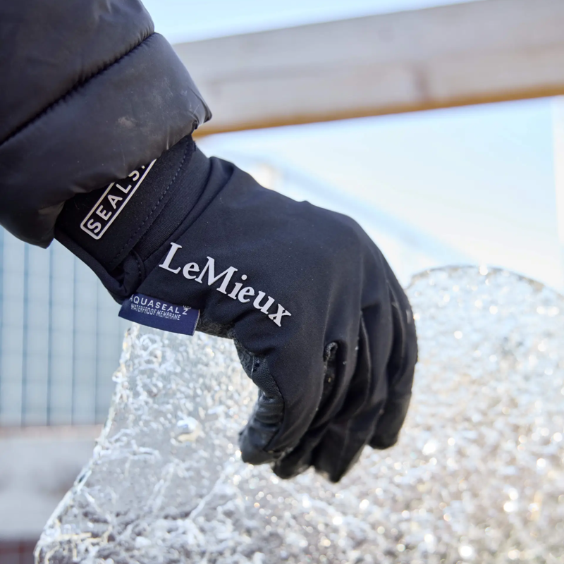LeMieux x Sealskinz Waterproof Glove - Black-1