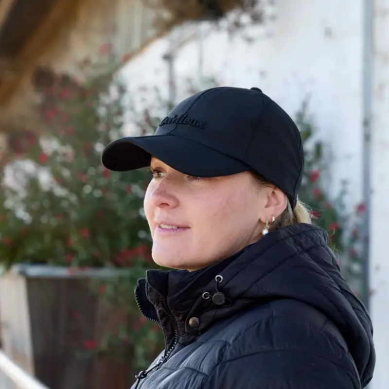 LeMieux x Sealskinz Waterproof Foldable Peak Cap - Black-3