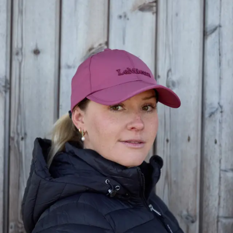 LeMieux x Sealskinz Waterproof Foldable Peak Cap - Pink-1