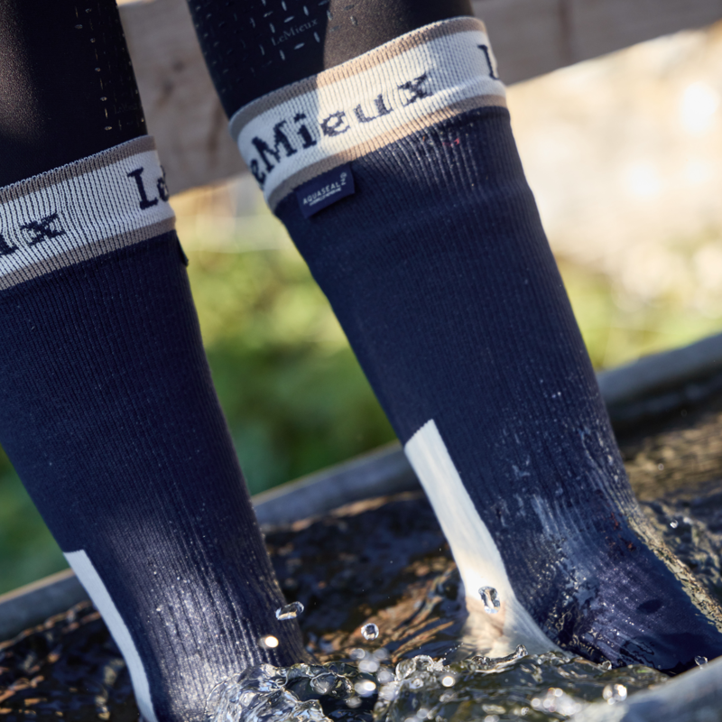LeMieux x Sealskinz Waterproof Socks - Navy-4