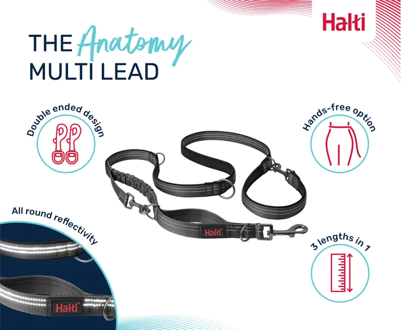 Halti Anatomy Multi Lead - Magenta-2
