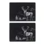 2 Slate Place Mats  - Scenic Stag