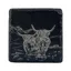Single Slate Coaster - Scenic Highland Cow