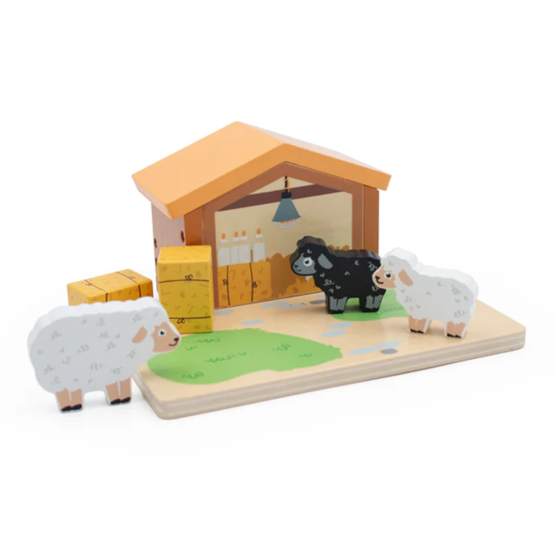 Inside Out Toys Lambing Shed Set-4