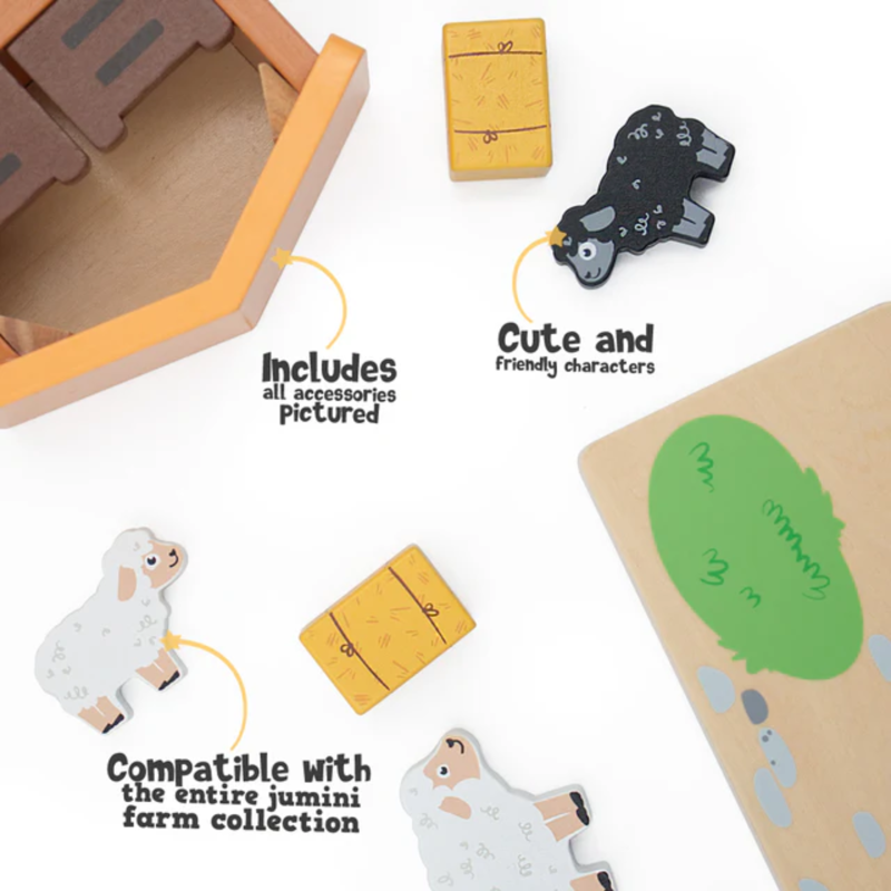 Inside Out Toys Lambing Shed Set-5