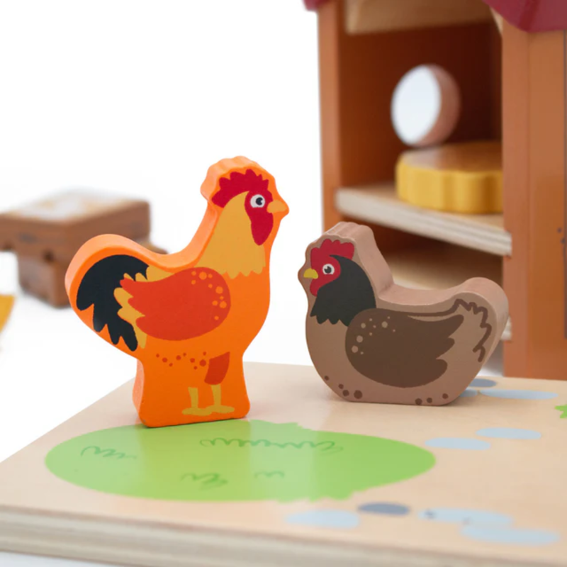 Inside Out Toys Chicken Coop Set-4