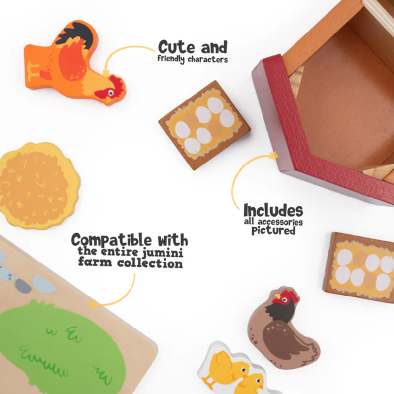 Inside Out Toys Chicken Coop Set-5