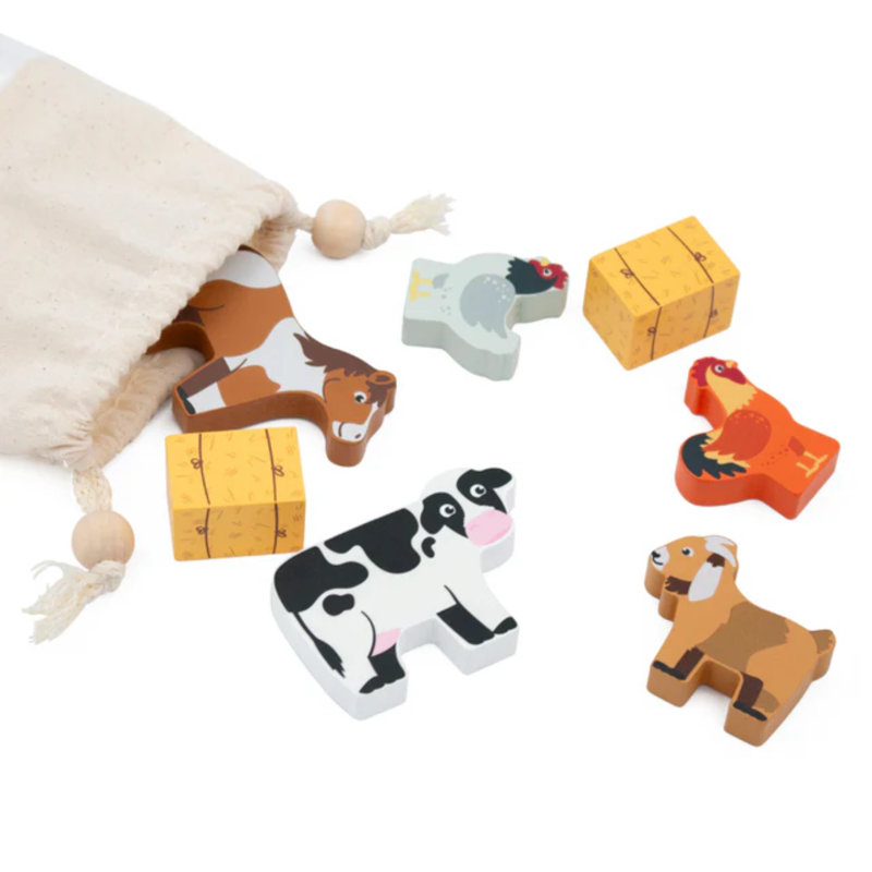 Inside Out Toys Bag of Farm Animals-2