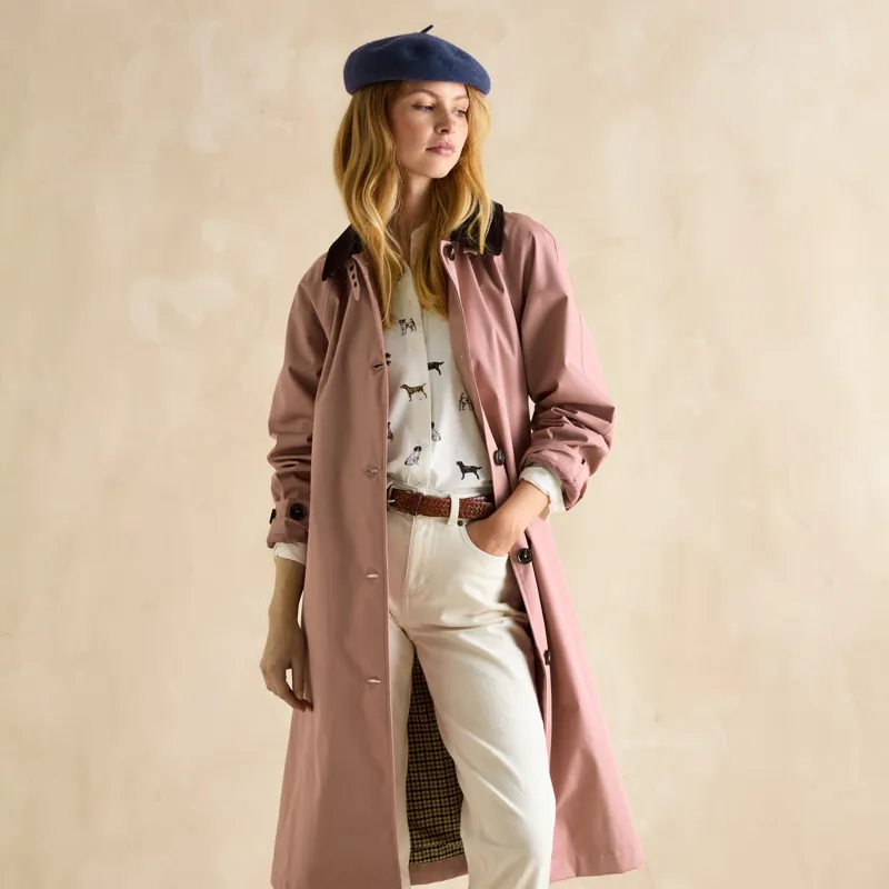 Joules Ladies Burlington Shirt - Dogs Print-3