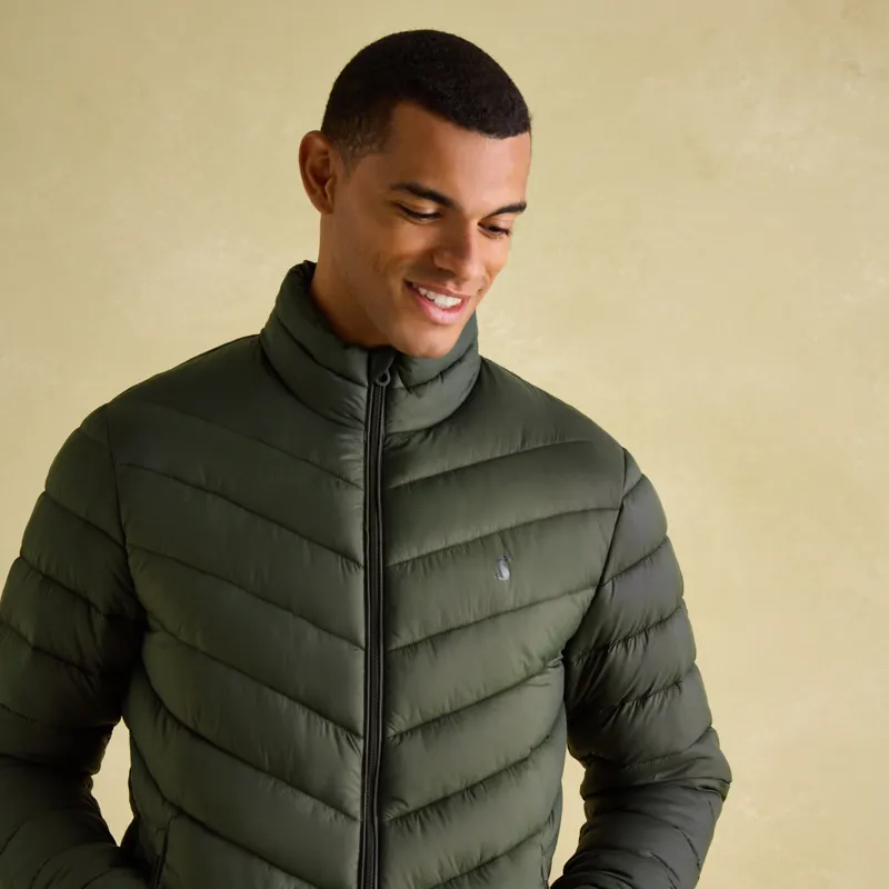 Joules Mens Garrett Showerproof Jacket - Green-2