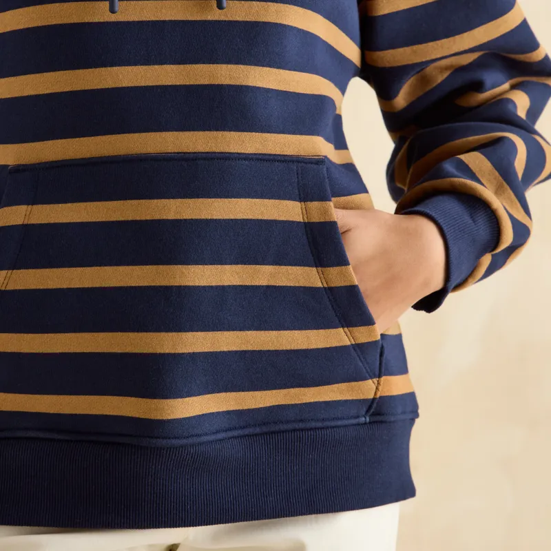 Joules Ladies Milbourne Hoodie - Navy/Tan-3