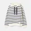 Joules Ladies Milbourne Hoodie - Navy Stripe