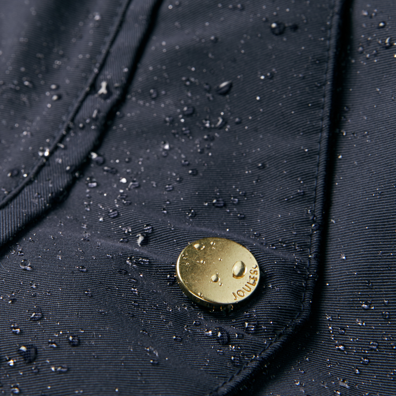 Joules Ladies Portwell Waterproof Raincoat - Navy-5