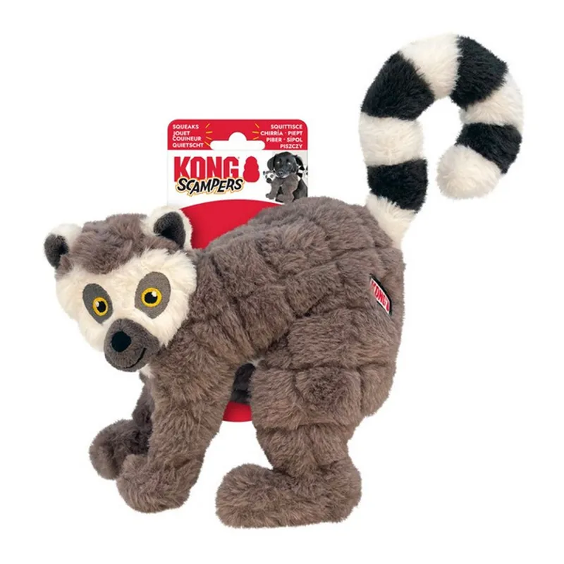 KONG Scampers Lemur - Medium dog toy-1