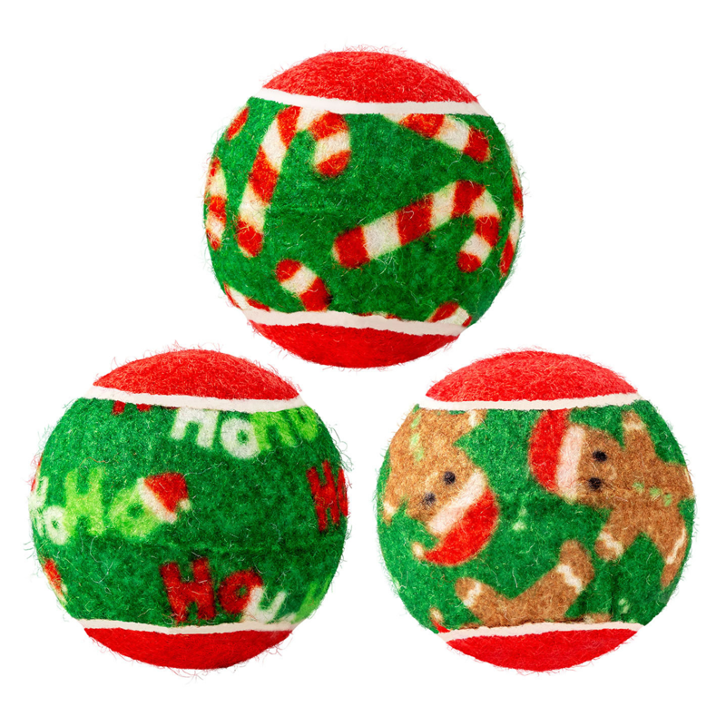 Kong Holiday SqueakAir Balls x6 - Medium Dog Toy