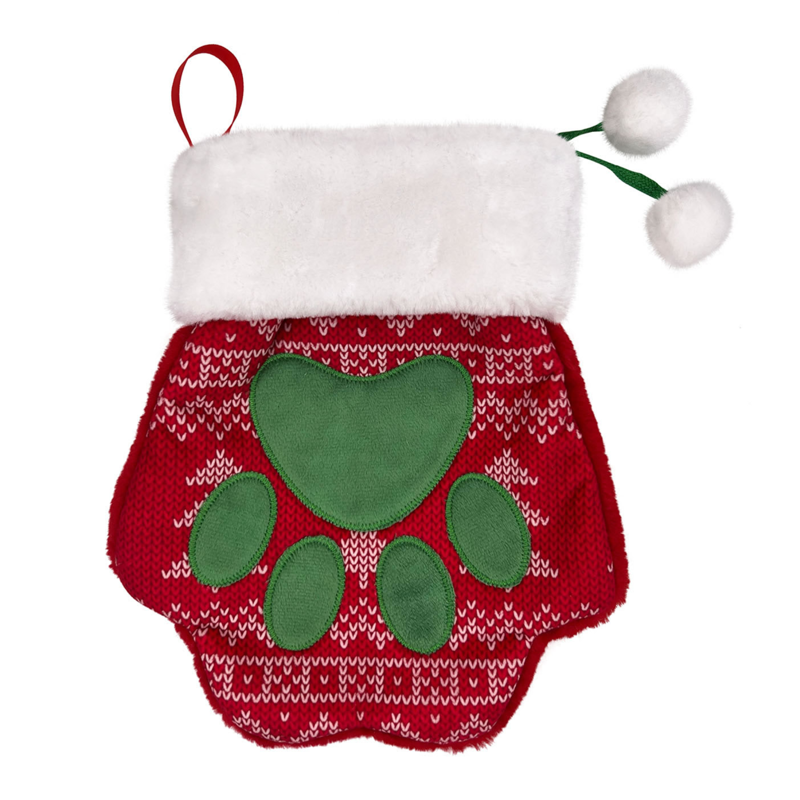 Kong Holiday Stocking Paw - Large
