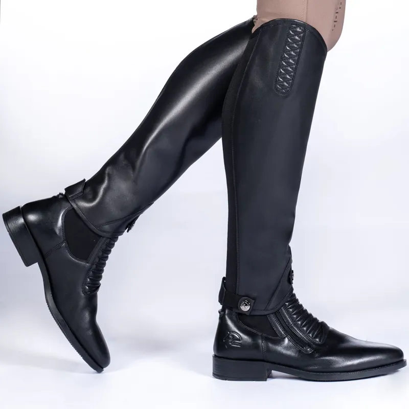 HKM Killarney Half Chaps - Black-2