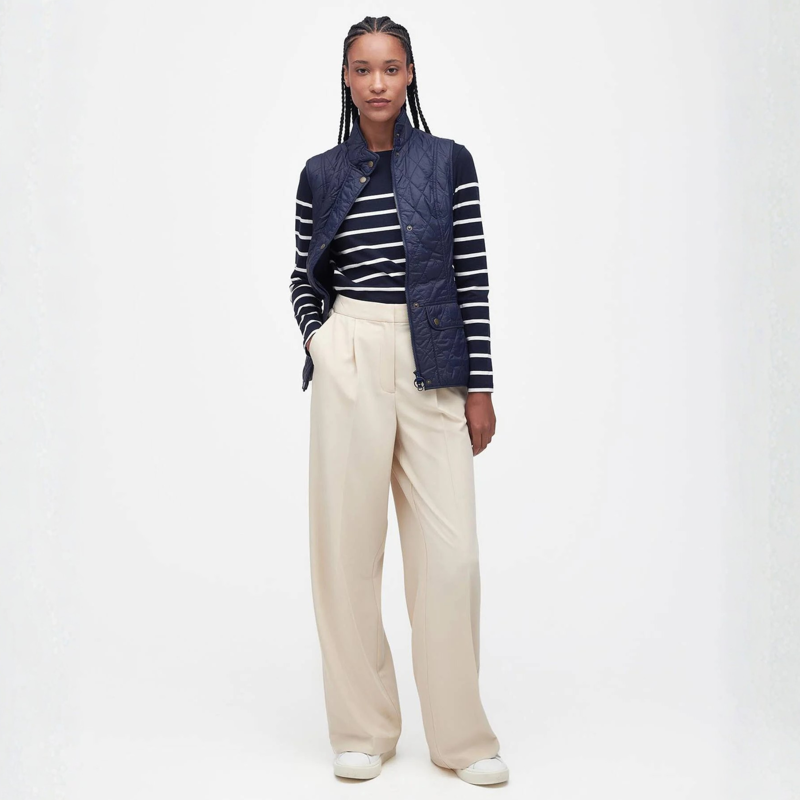 Barbour Ladies Otterburn Quilted Gilet - Navy-6