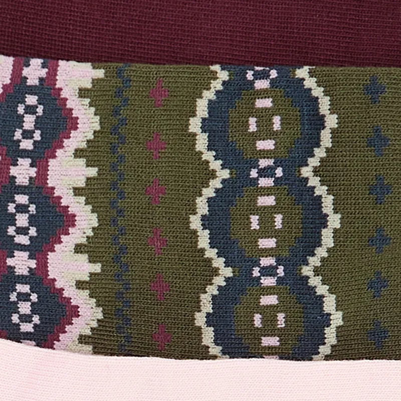 Barbour Helen Fair Isle Sock Gift Set - Olive-2