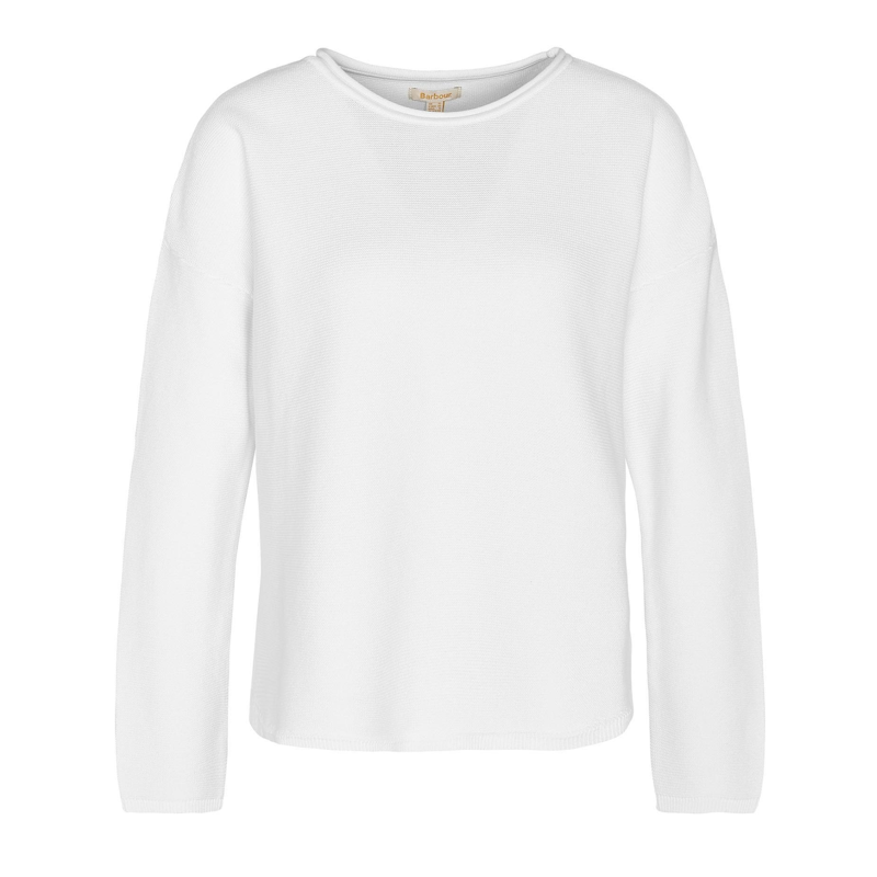 Barbour Ladies Marine Knitted Jumper - Cloud