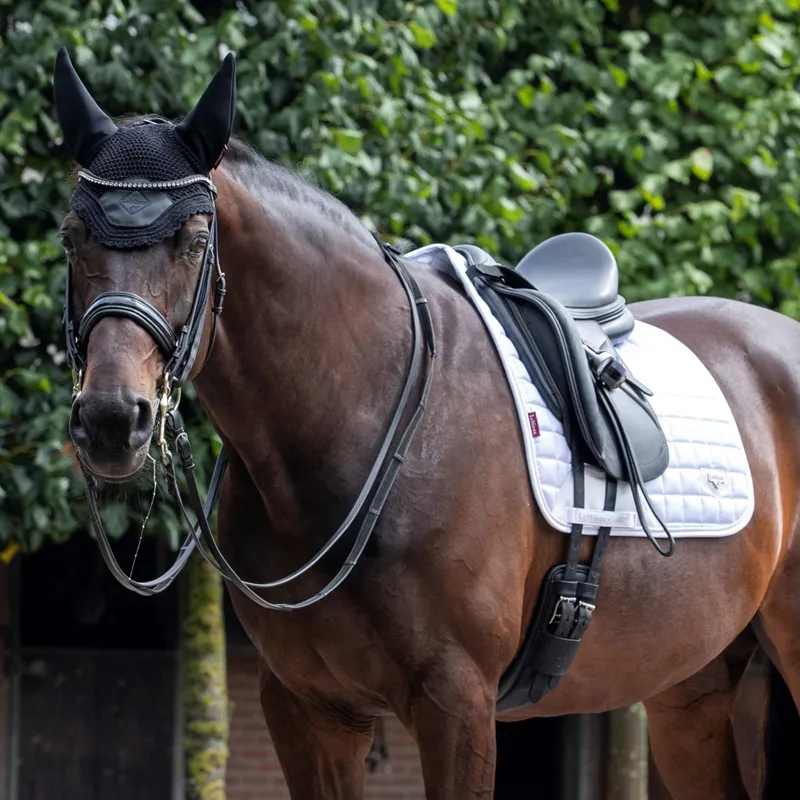 LeMieux Loire Classic Dressage Square - White-1