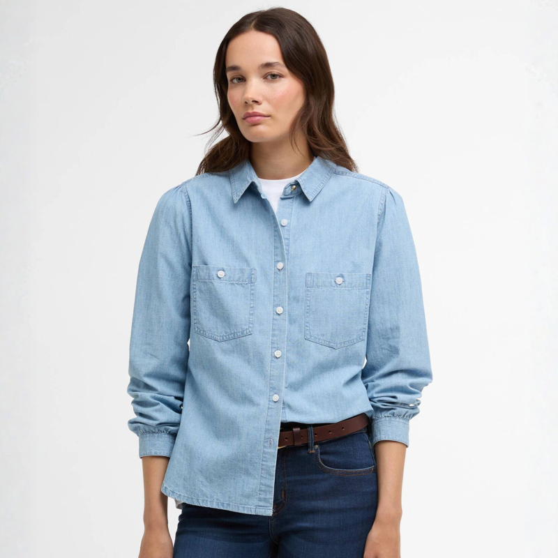 Barbour Ladies Zaria Shirt - Chambray-1